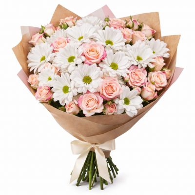 Букет «Белоснежный экспресс»