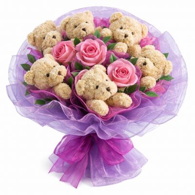 Букет «Плюшевые мечты»