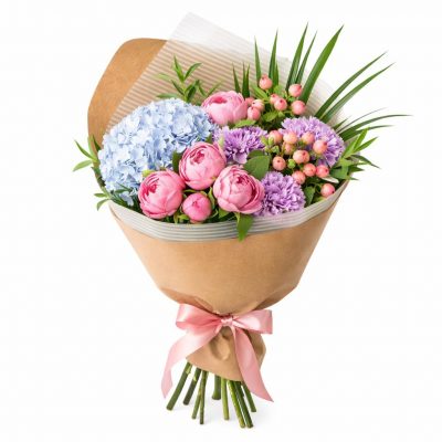 Букеты с пионами