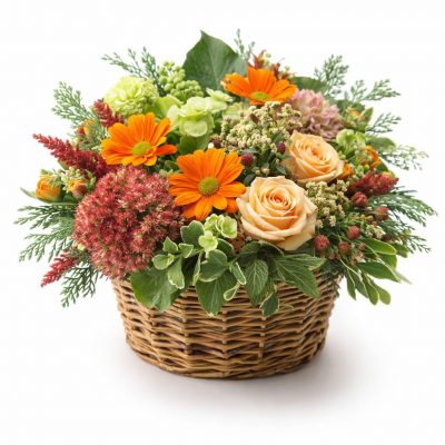 Корзина с цветами «Утренний аромат»