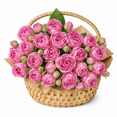 Корзина с цветами «Вечерняя серенада»