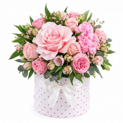 Цветы в коробке «Весеннее обновление»